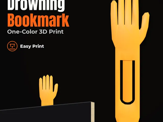 Hand/Drowning Bookmark