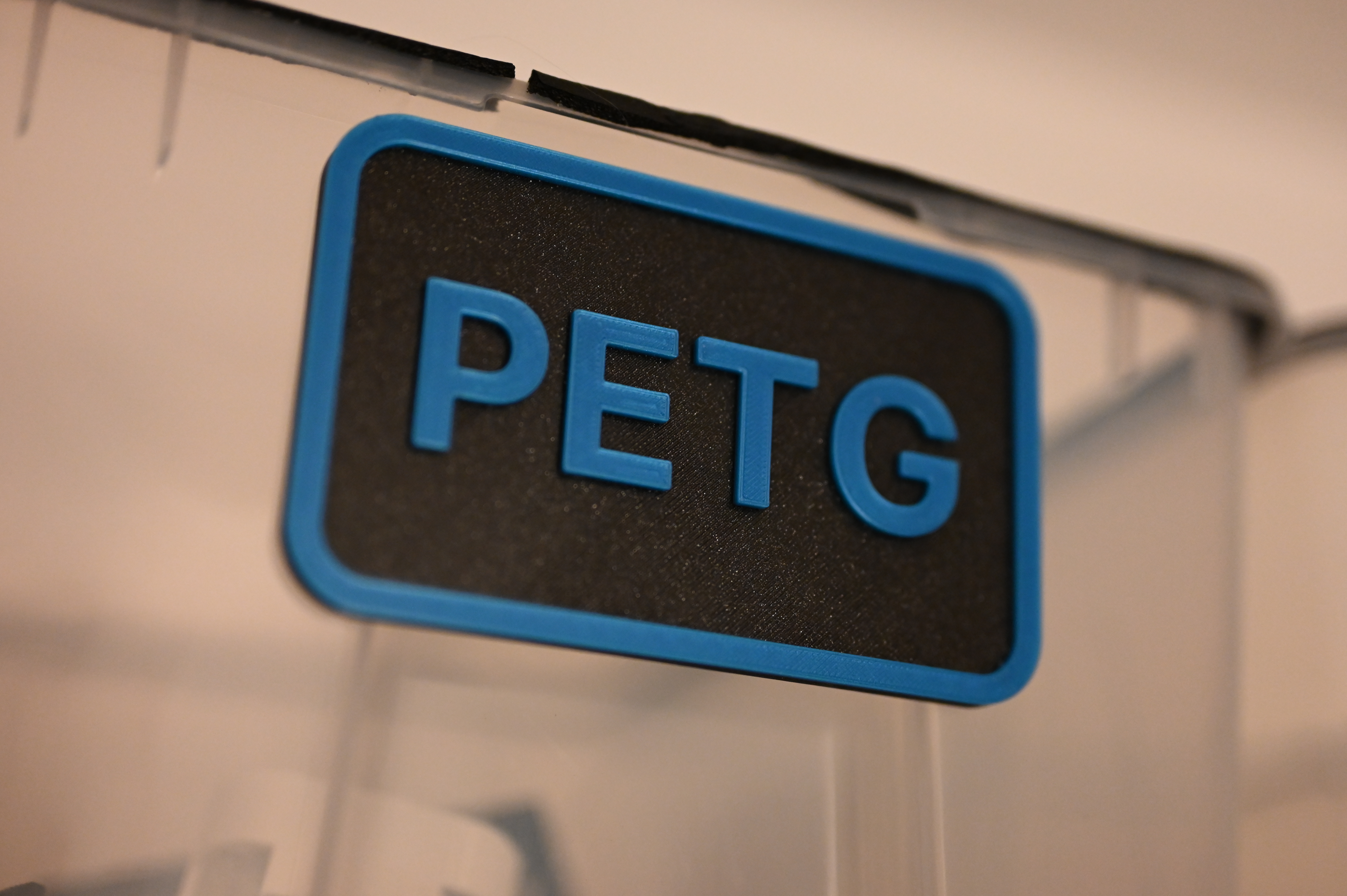 Materials Labels - PLA and PETG