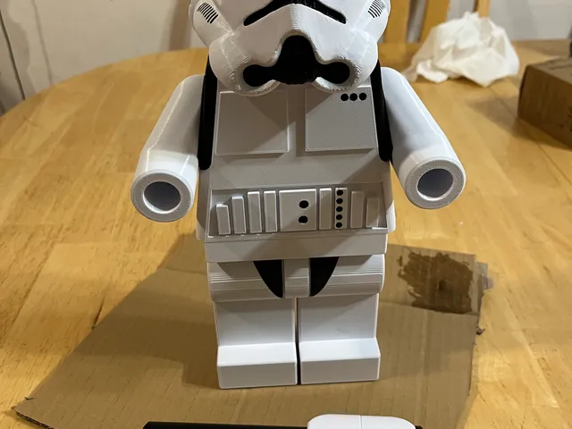 Stormtrooper Lego Toilet Paper Holder Remake