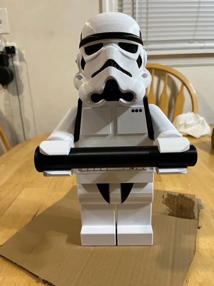 Stormtrooper Lego Toilet Paper Holder Remake by bmccarthy321