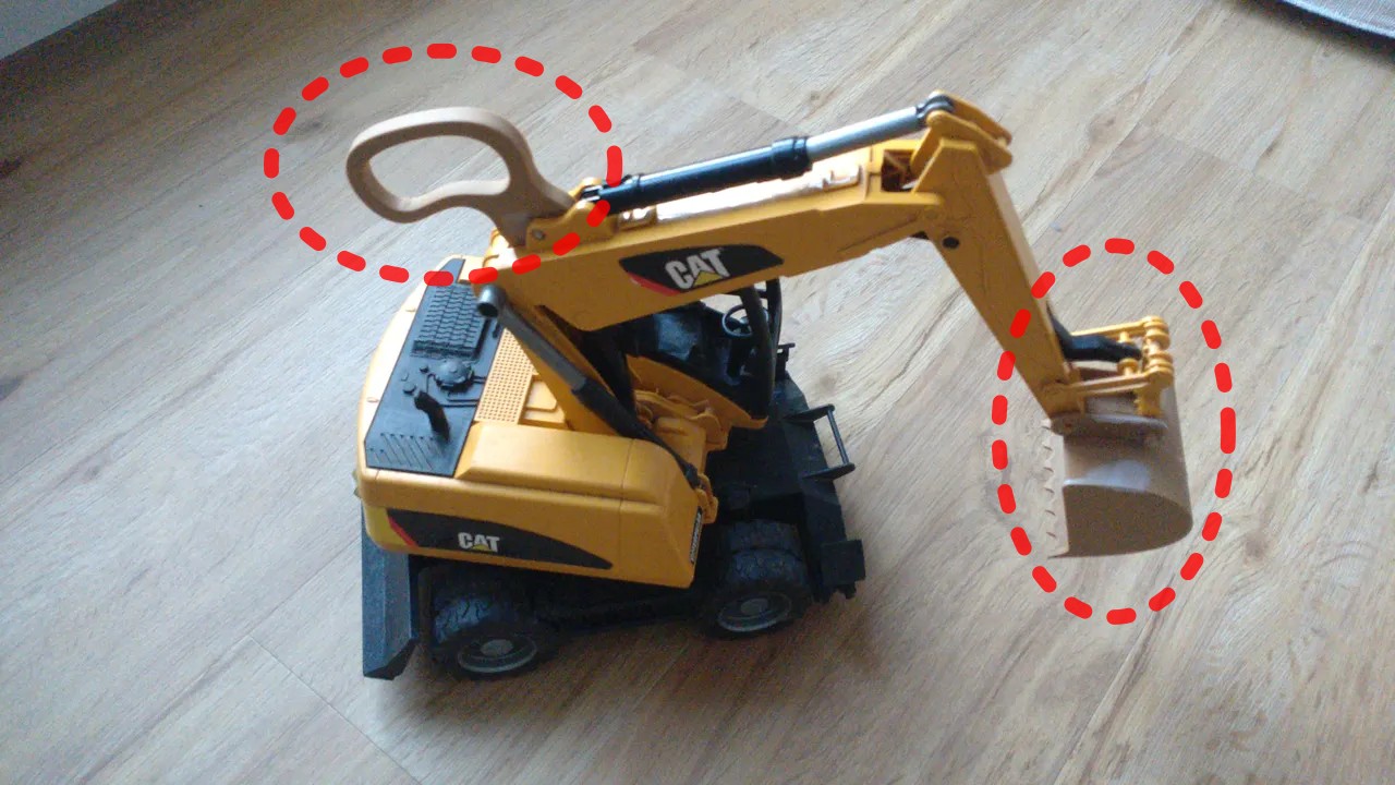 CAT Toy Excavator Repair Kit