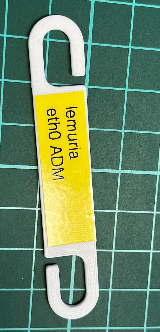 Label holder for cables by Darker | Download free STL model ...