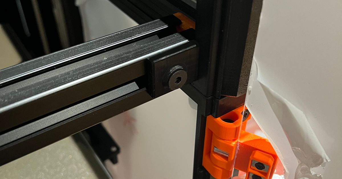 Cabby Enclosure (Prusa XL) Modified upper fixation parts for Front anti ...