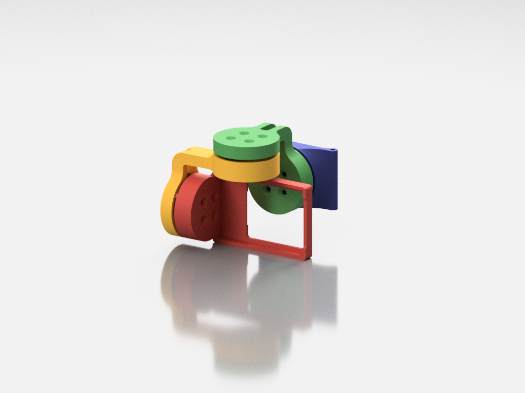 Compact 2/3 Axis GoPro / SJCAM Gimbal
