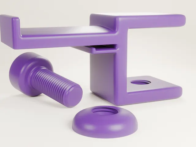 Headphone stand clamp 35mm or 45mm
