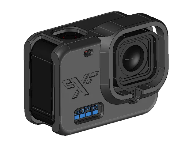 P X F Support GoPro ND + Batterie DIY