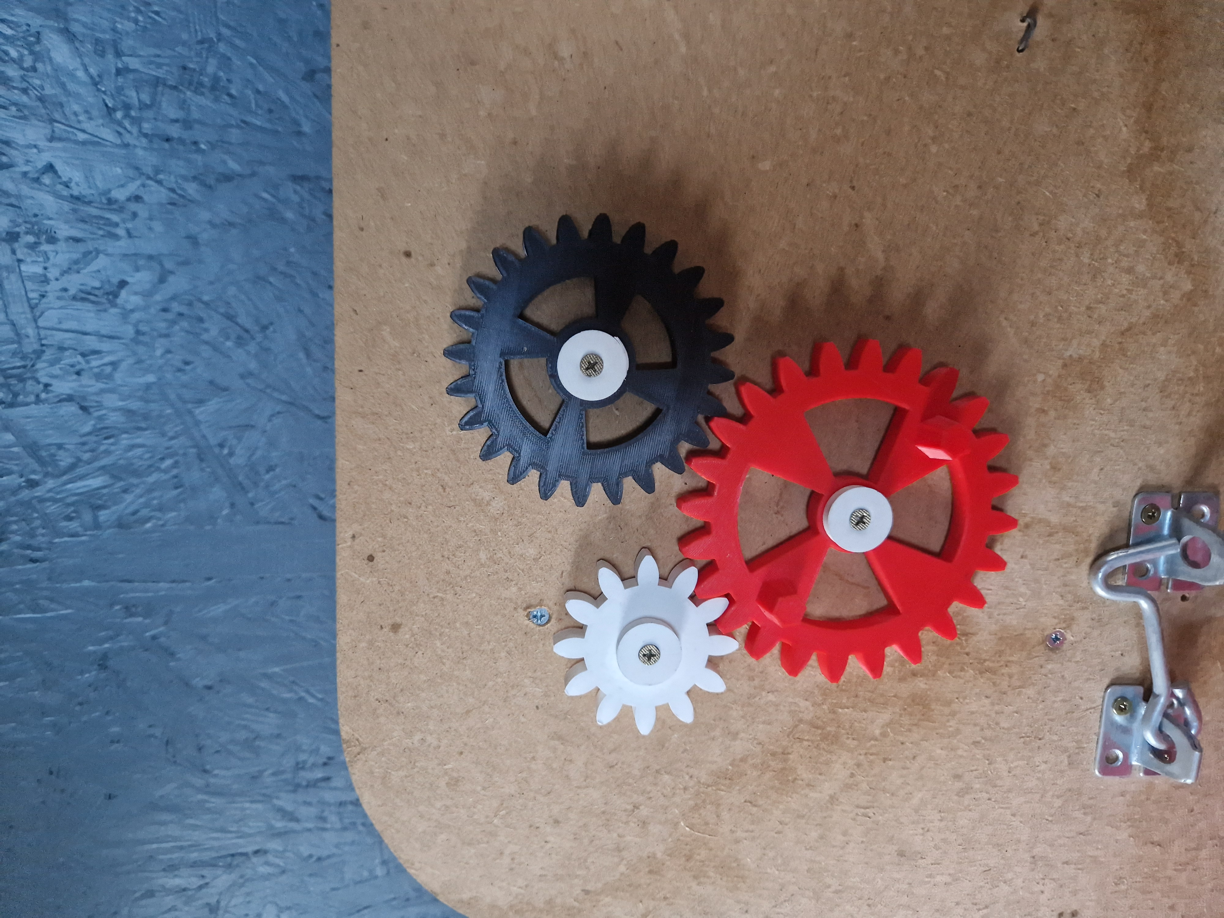 Gears for activity board