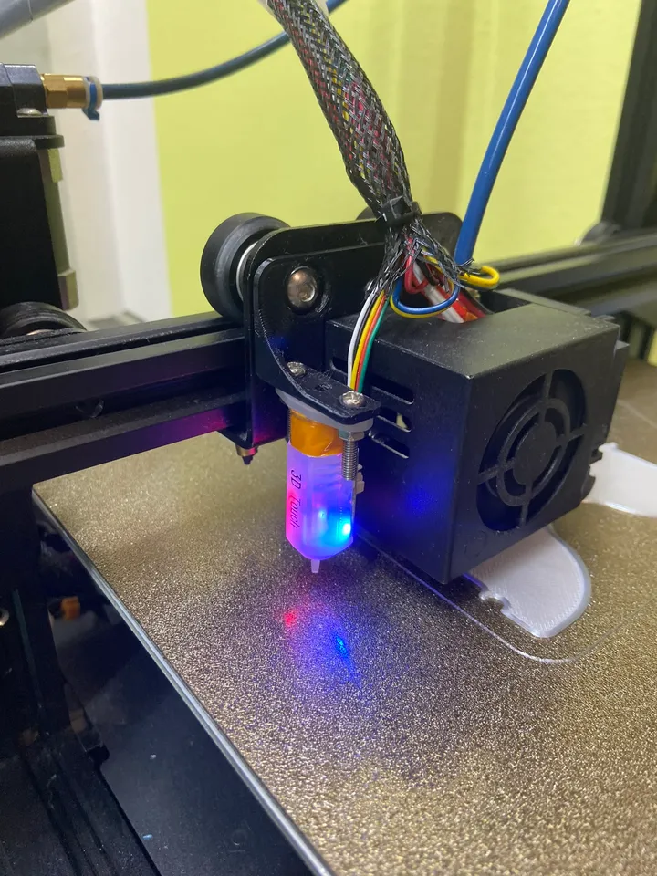 BL touch mount - Ender 3 by Mates, Download free STL model