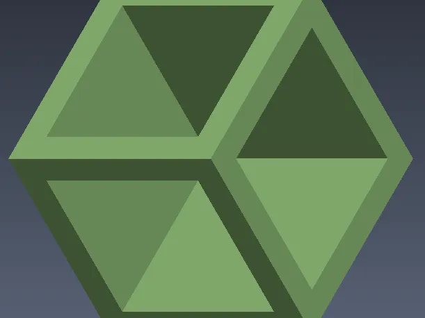 Test cube frame