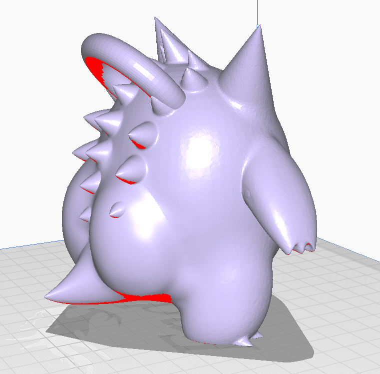 Thicc Gengar Pokémon Keychain