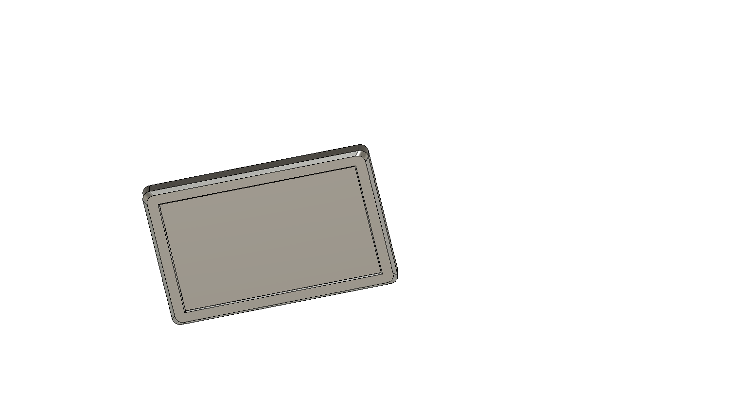 Rounded frame for E-ink 7