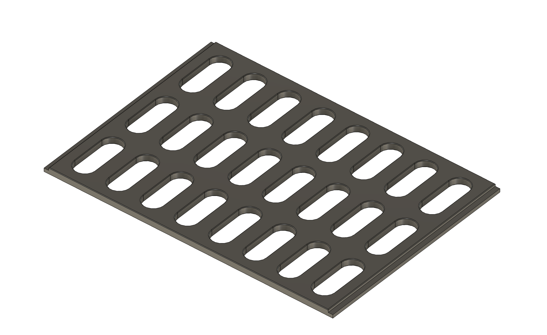 10" Server rack 1U panel - Just a printable Shelf