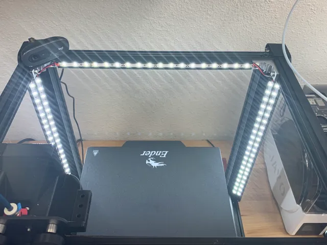 2020 Extrusion LED Light Bars, wire duct, wire management & bumper.