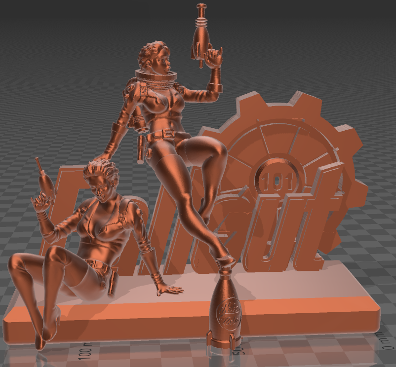 Fallout Sign & Thirst Zap Girls