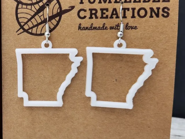 Arkansas Outline Earrings