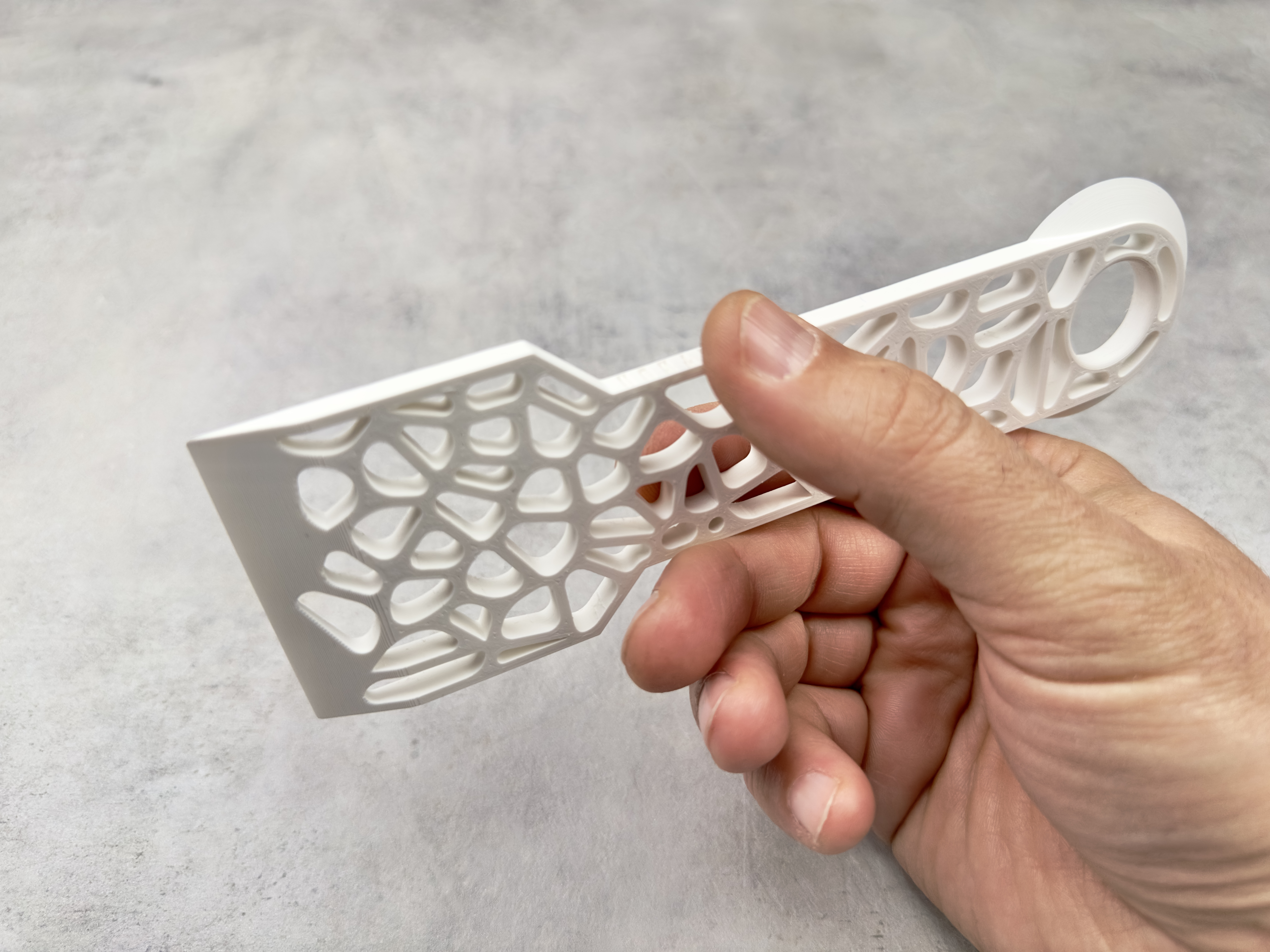 Miniatura 5 do modelo 3D Voronoi Printbed Scraper [2]