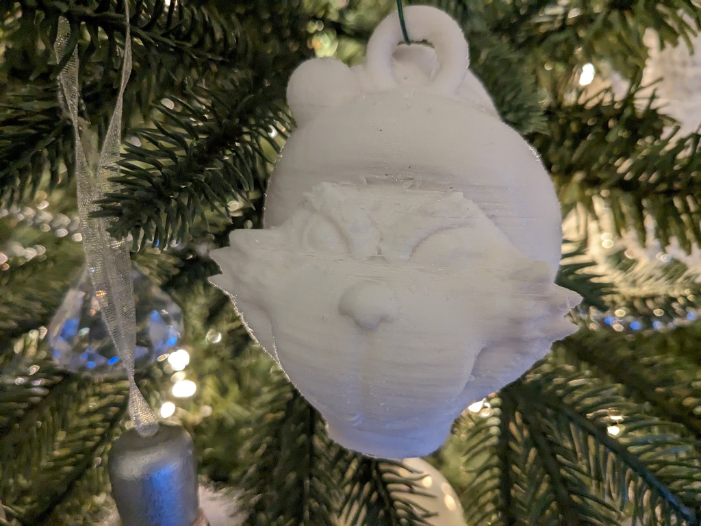 Miniatura 2 do modelo 3D Grinch Head tree decoration