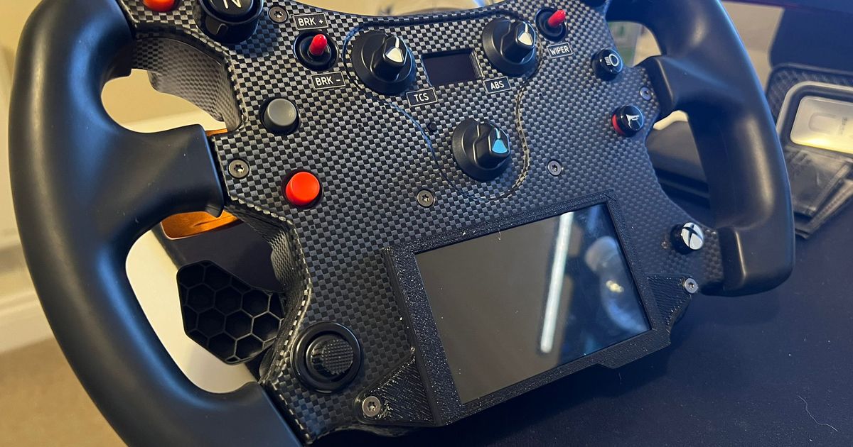 Fanatec McLaren GT3 Wheel VoCore Screen 4