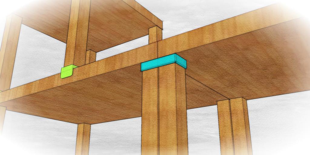 Ikea Lack connecting/stacking handles