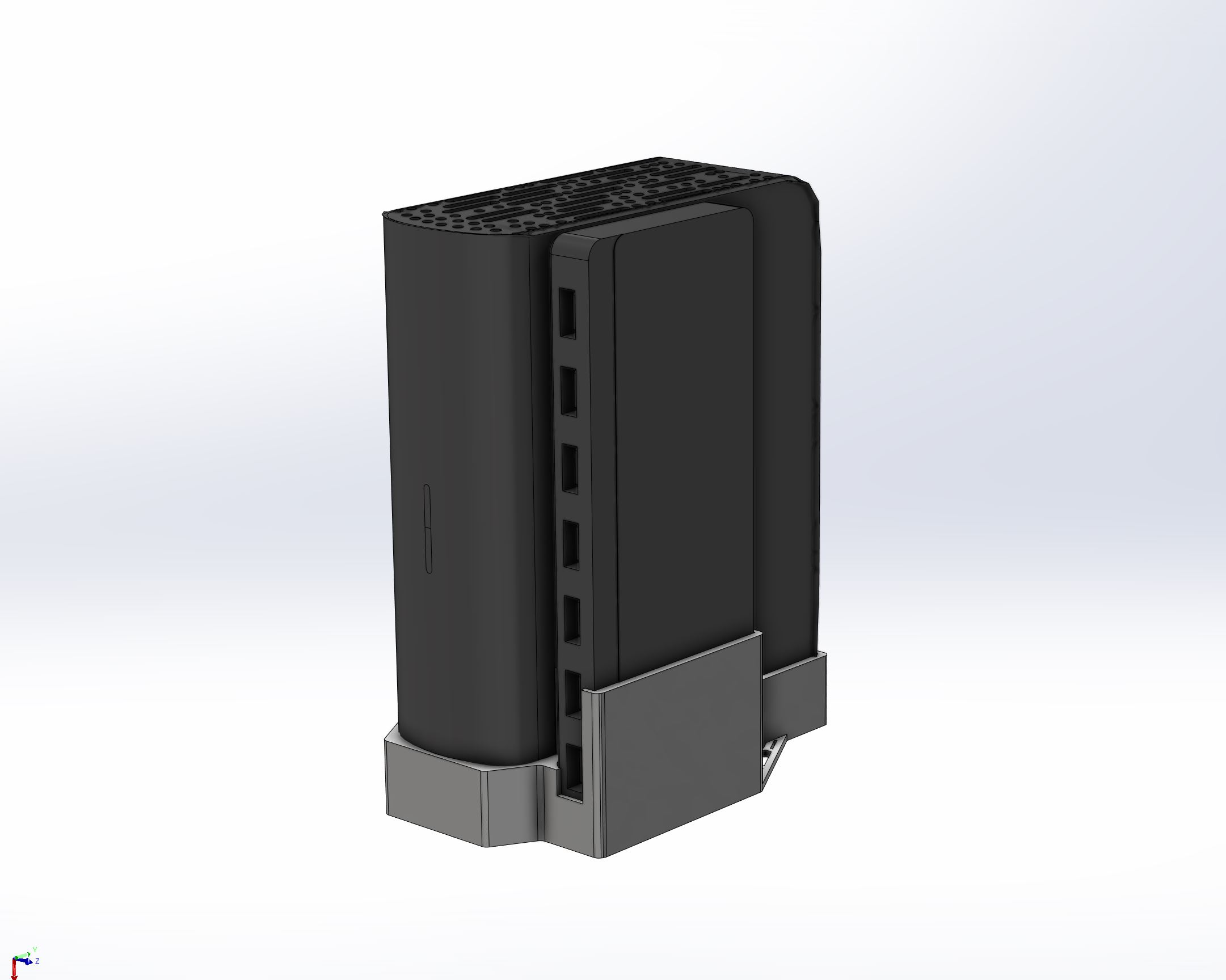 Hard Drive and USB Hub Stand (Vertical and Horizontal)