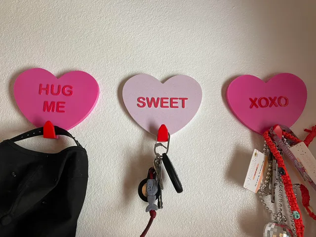 Candy Heart Wall Hook