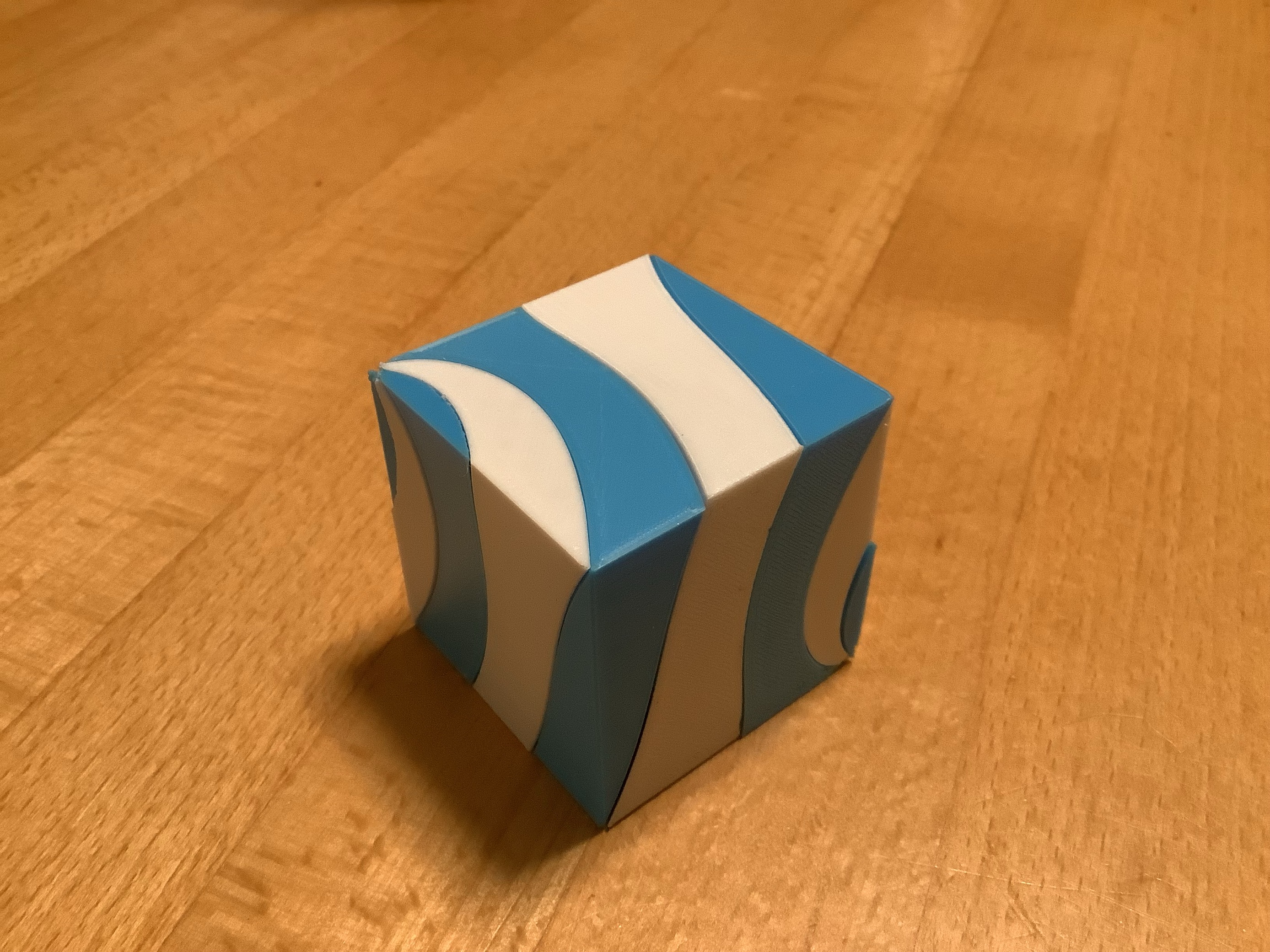 Miniatura 2 do modelo 3D cubic hexsection puzzle