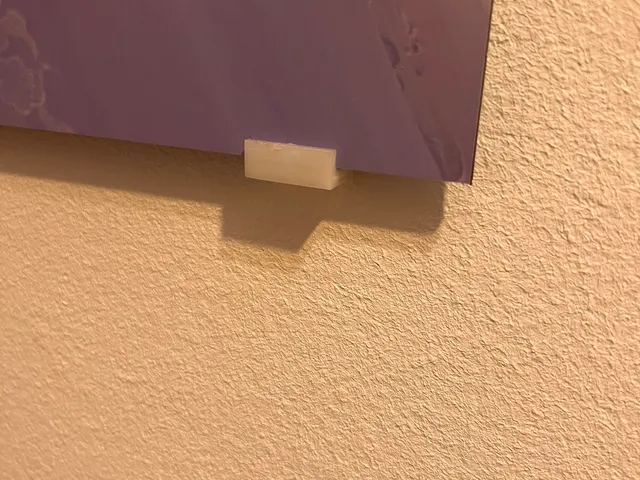 Vinyl picture wall mount