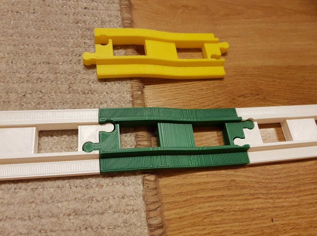 LEGO Duplo Train track: straight carpet step (+v2)