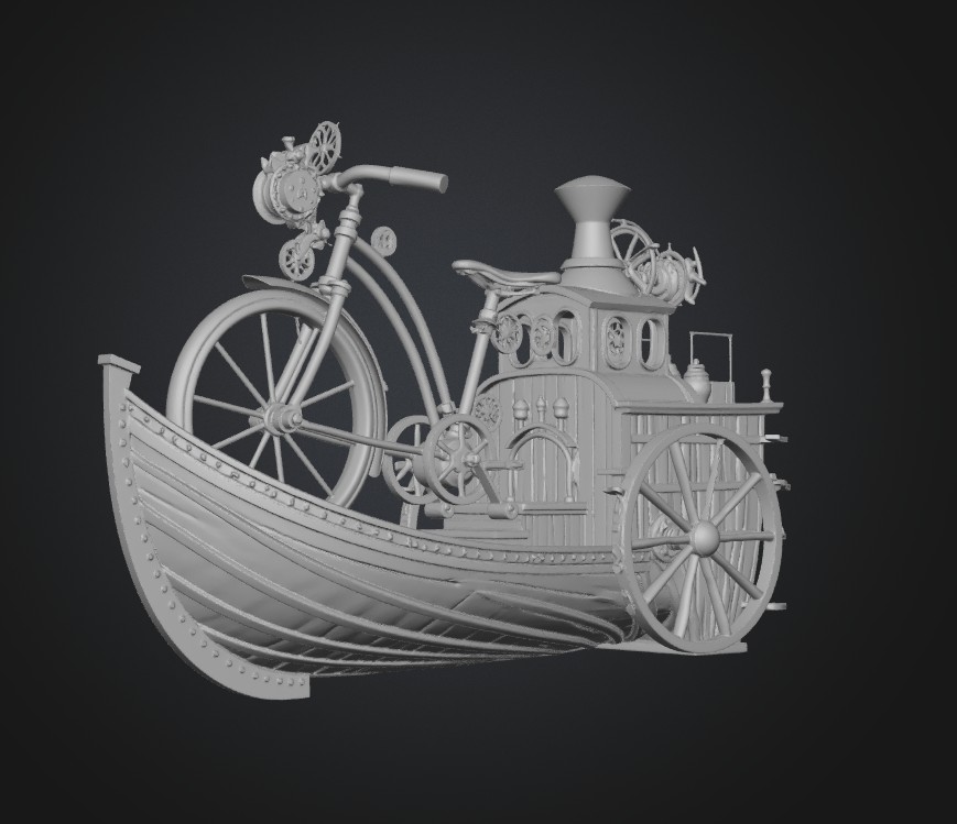 Clockwork Steamship