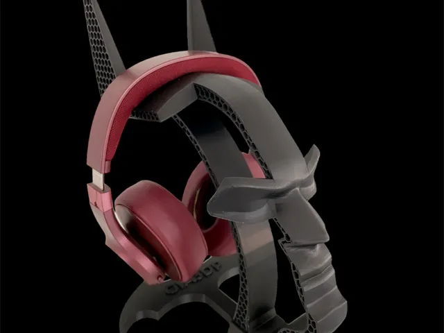 Batman ground for headset stand