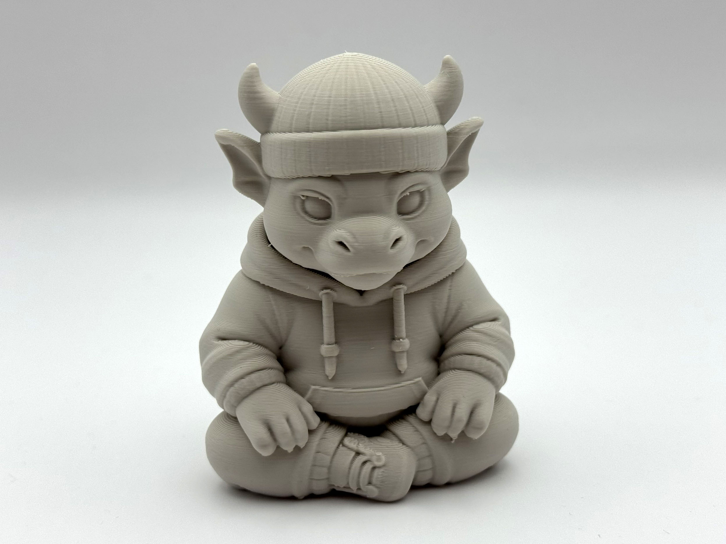 Hoodie Dragon Figure