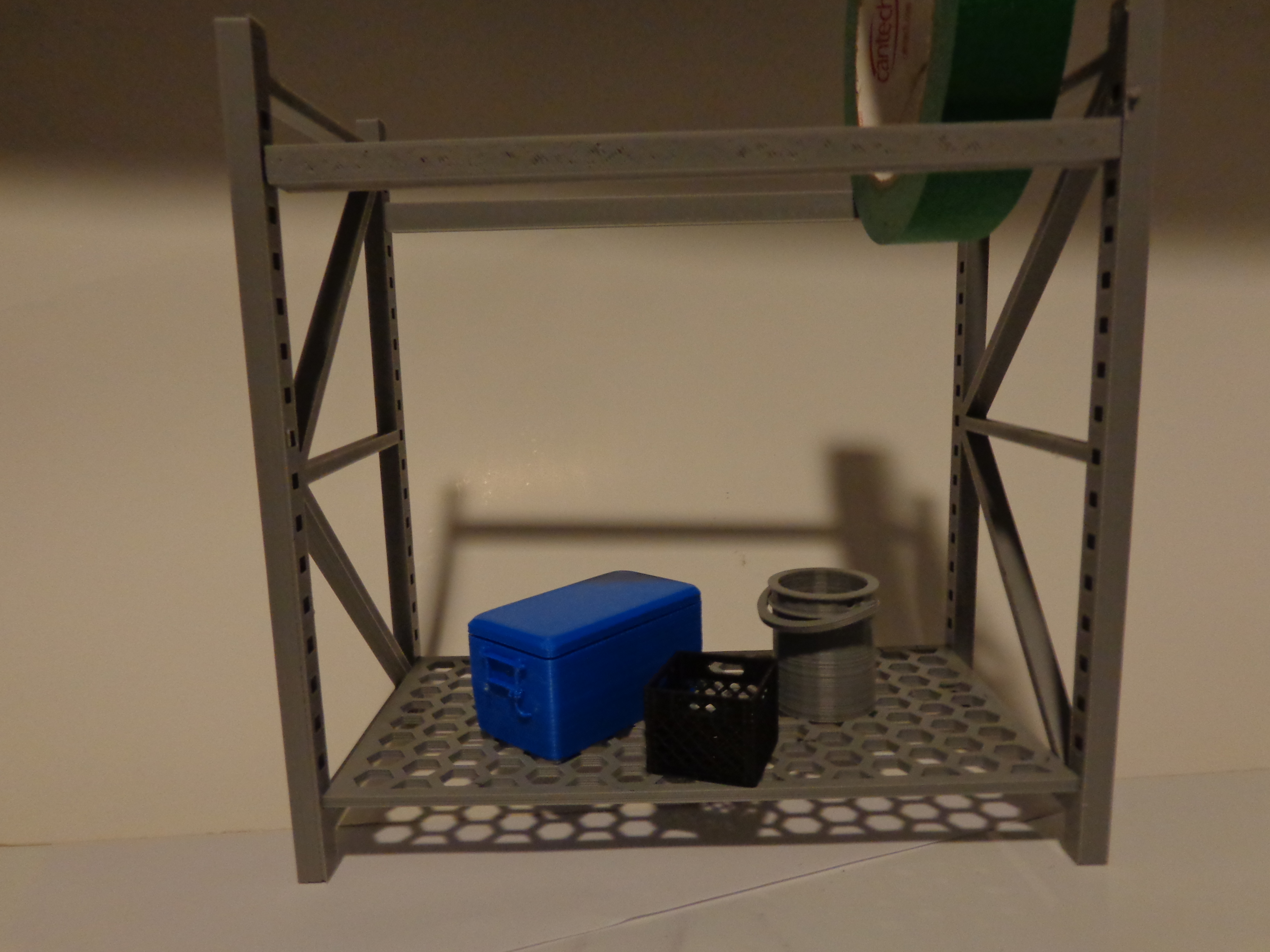 Miniatura 2 do modelo 3D mini pallet rack