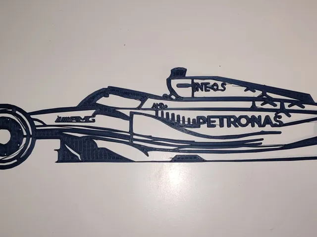 mercedes petronas W14 wall art
