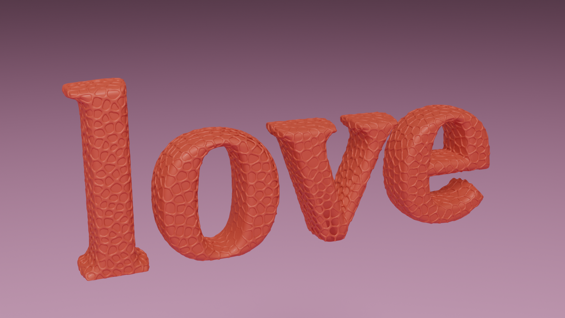 Voronoi LOVE letters