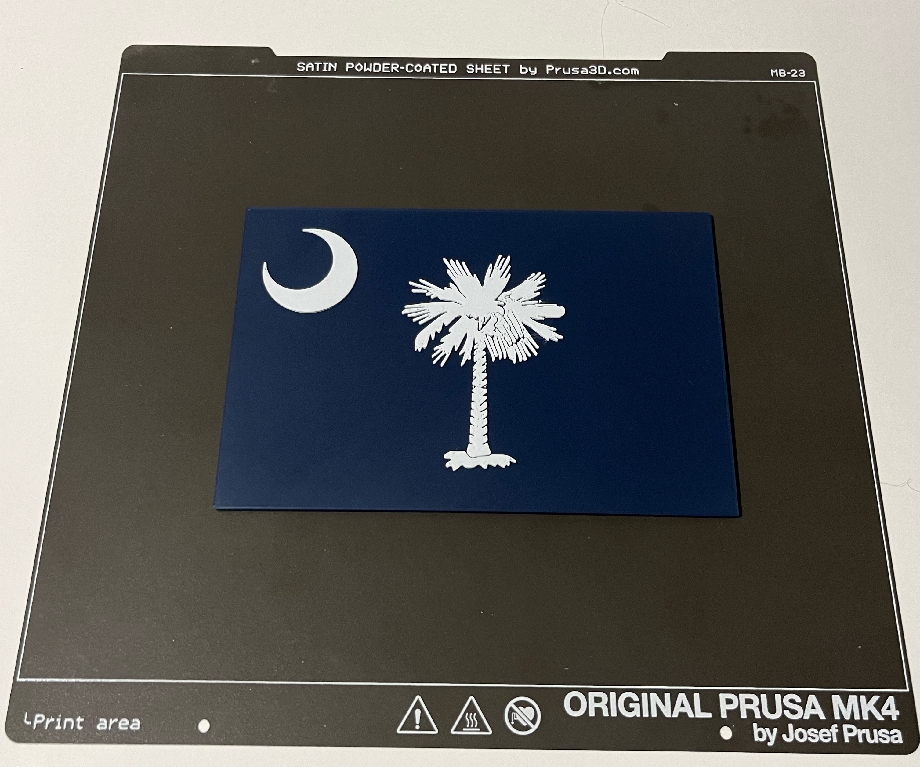 South Carolina flag (no MMU required)