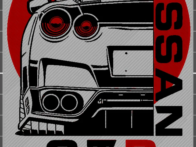 Nissan GTR R35 wall decoration