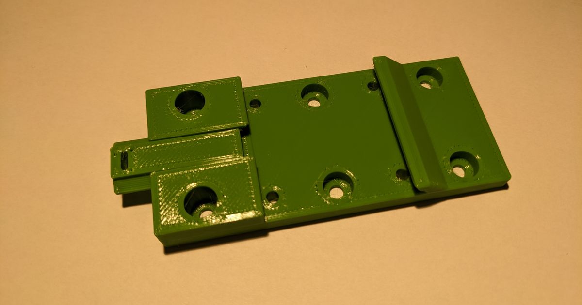 DIN rail mounting bracket by FabianM Download free STL model