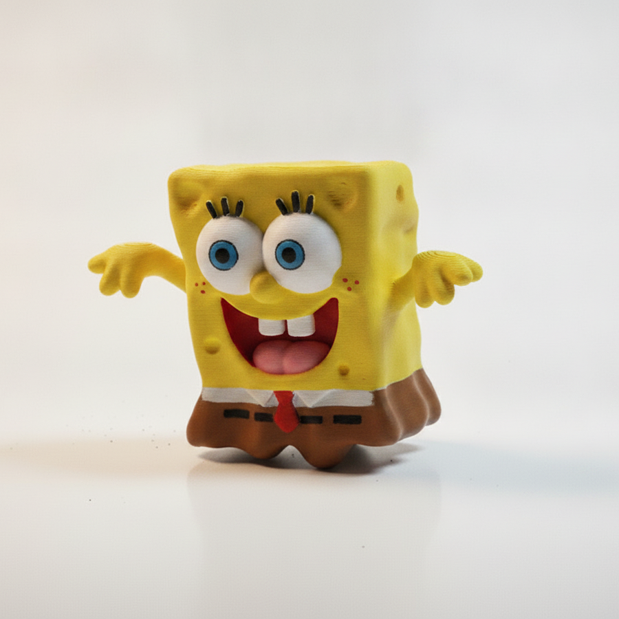 Spongebob As A Cute Ghost Figurine 3D Printable