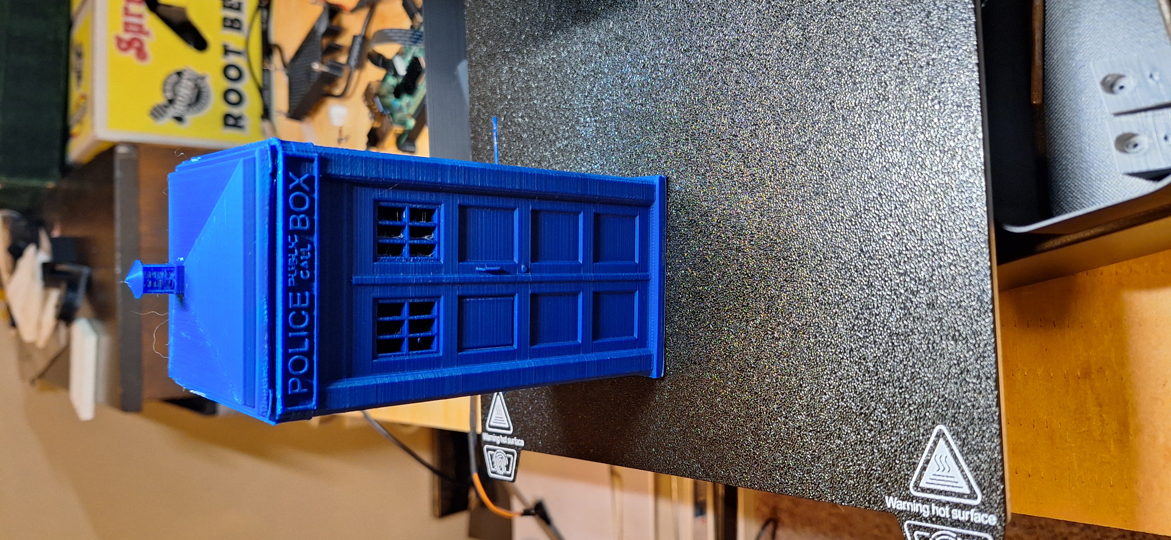 TARDIS case with removable Top for Raspberry Pi 4
