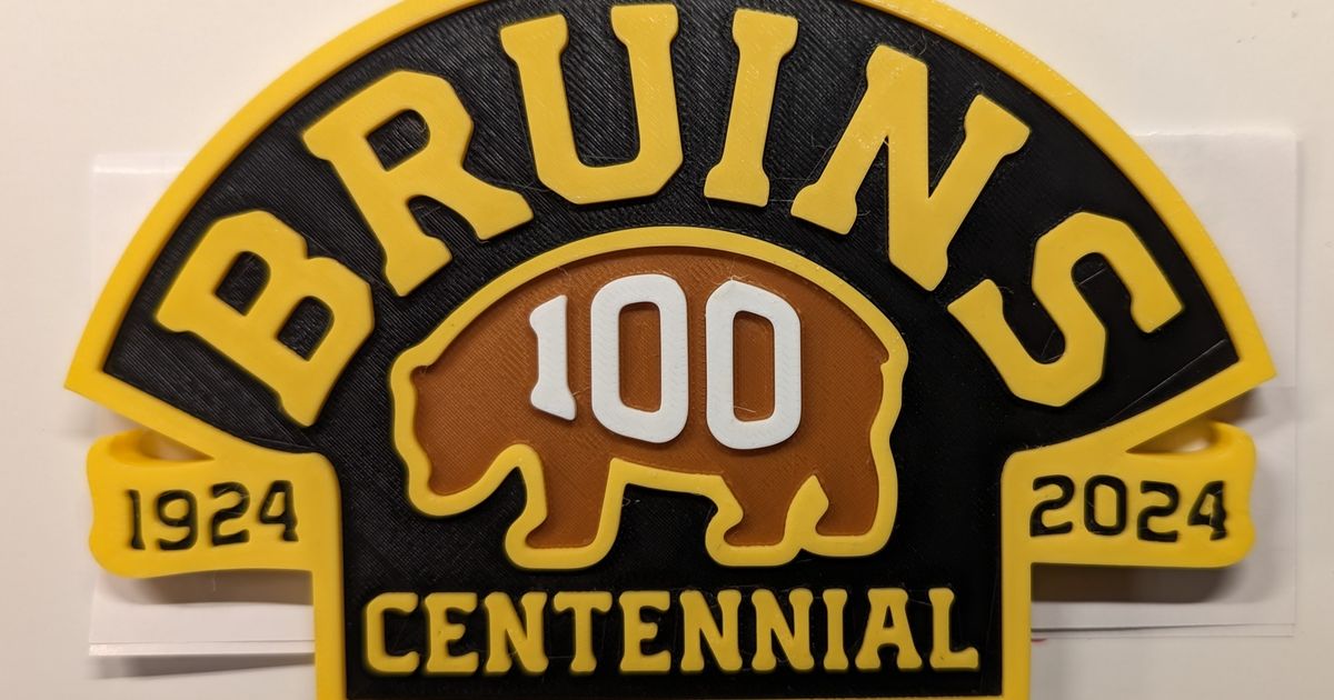 Boston Bruins Centennial 100th Season by Thisguy | Download free STL ...