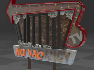 Fallout Novac Sign by Sam Hain | Download free STL model | Printables.com
