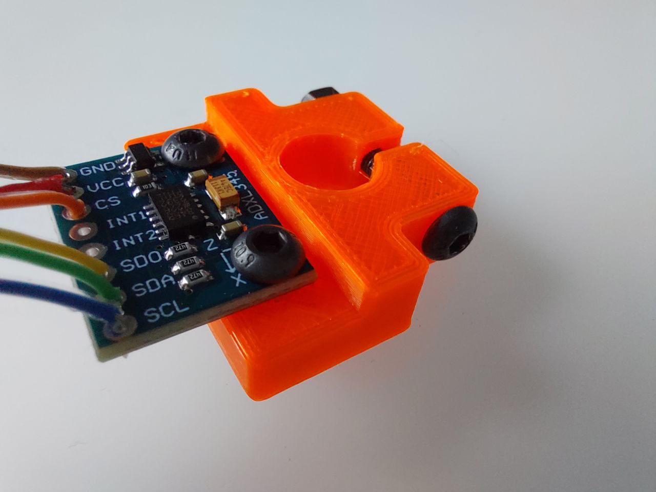 ADXL345 Nozzle mount for fatstyle MK8 (9mm)