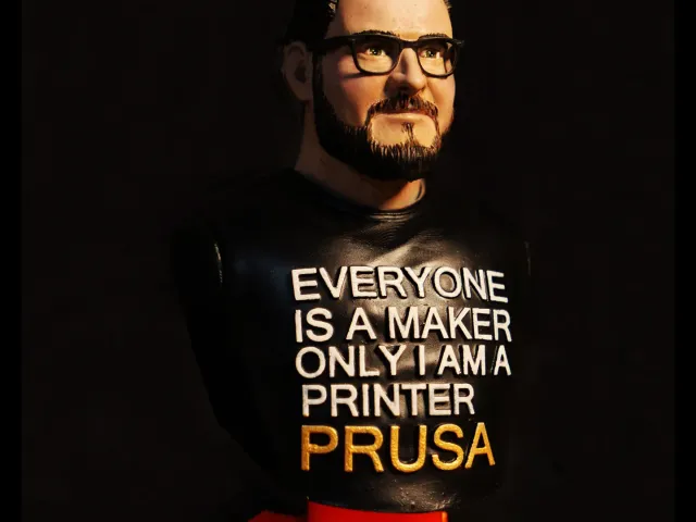 Fotis Mint's bust of Josef Prusa