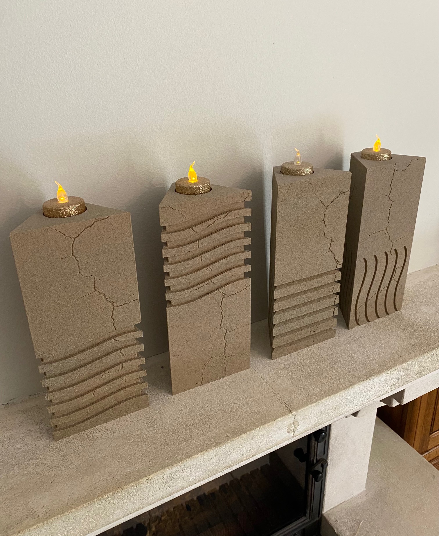 Elemental Stones The Fifth Element 1:1 Tealight candle holder