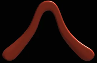 Bezier Curve Boomerang