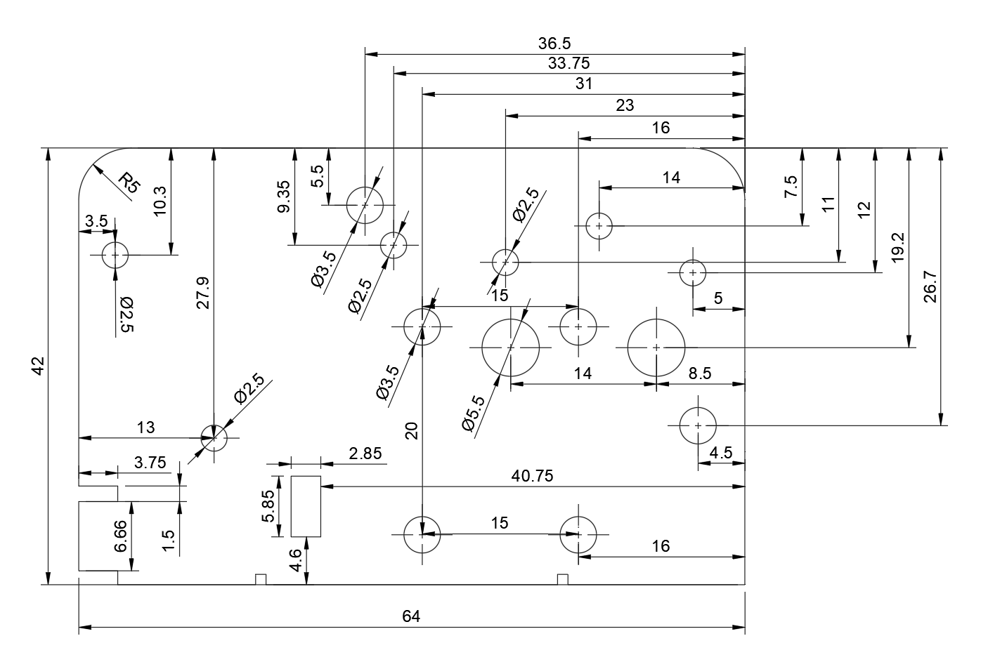 Creality Ender 3 XGantry Linear Guide Rail Bracket CAD by Zvidun