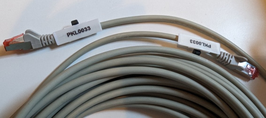 Cable Label / Patchkabel Nummer