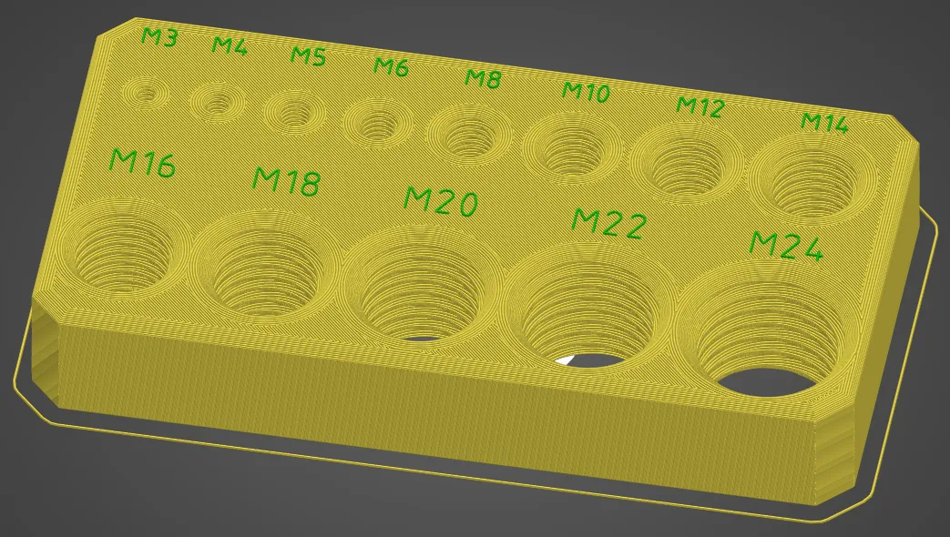 Metric thread testblock by Balazs | Download free STL model ...