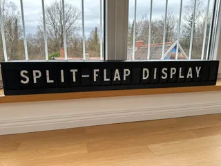 FrameUnit Support for Split Flap Display by raina | Download free STL ...