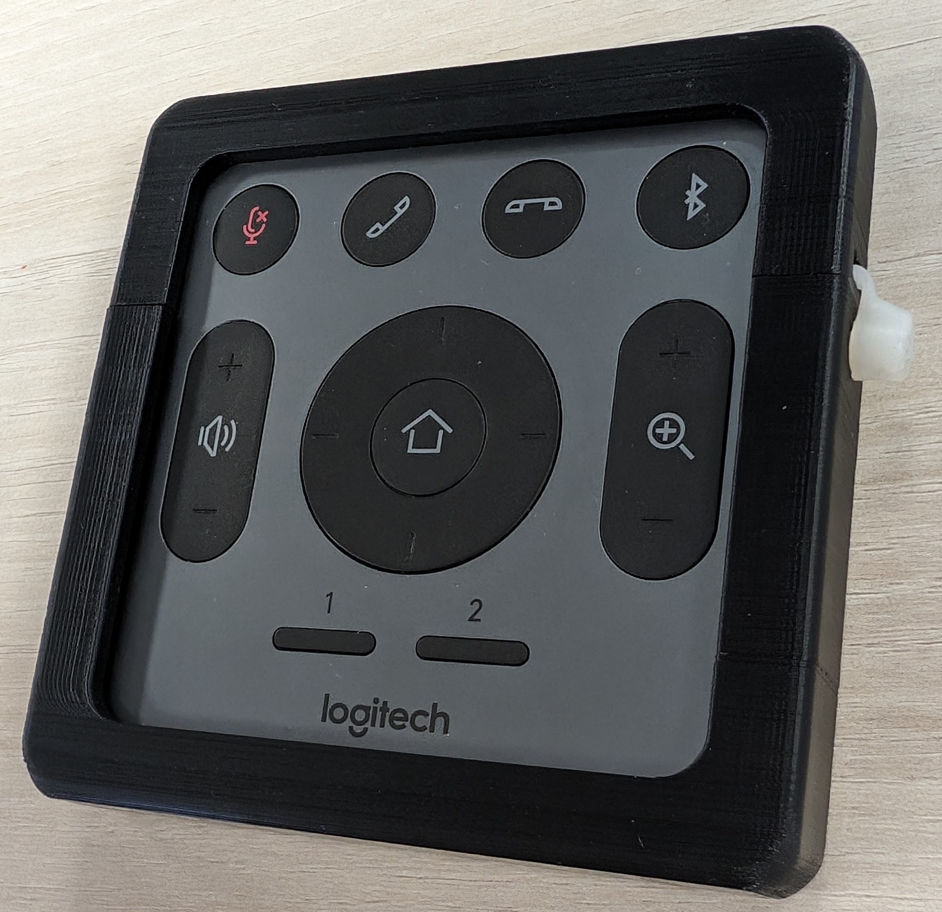 Logitech MeetUp remote wall (lockable) by ThaKat Download free STL